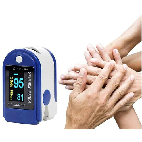 Пульсометр электронный на палец Пульсоксиметр Pulse Oximeter LK 87