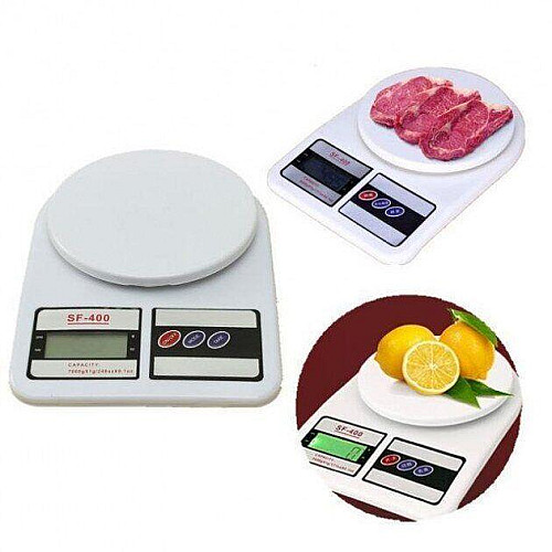 Ваги кухонні Electronic Kitchen SF-400 до 7 кг Білі