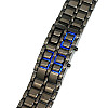 Часи-брелок Led Watch Iron Samurai, Чорний з синіми світлодіодами ( IBW012BZ )