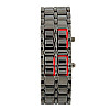 Часи-брелок Led Watch Iron Samurai, Чорний з червоними світлодіодами ( IBW012BR )
