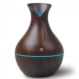 Аромадиффузор-увлажнитель повітря Humidifier Ultrasonic Aroma 130 мл Темне дерево