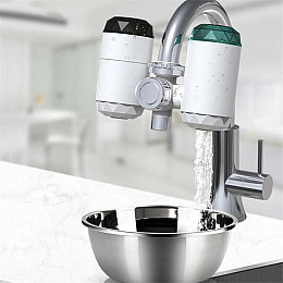 Электрический проточный водонагреватель-бойлер кран с фильтром для очистки воды 2 в 1 XPRO Cran ZSW-D01