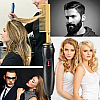 Расческа-выпрямитель для волос MHZ High Heat Brush 7951 черный