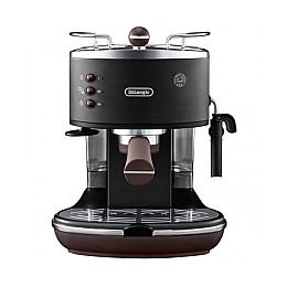 Рожкова кавоварка еспресо DeLonghi Icona Vintage ECOV 311.BK