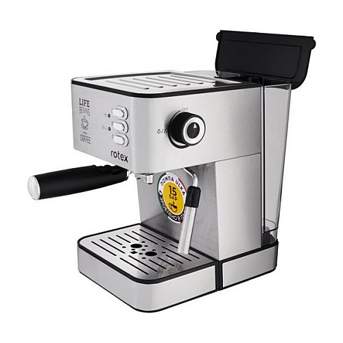 Рожкова кавоварка еспресо Rotex RCM750-S Life Espresso