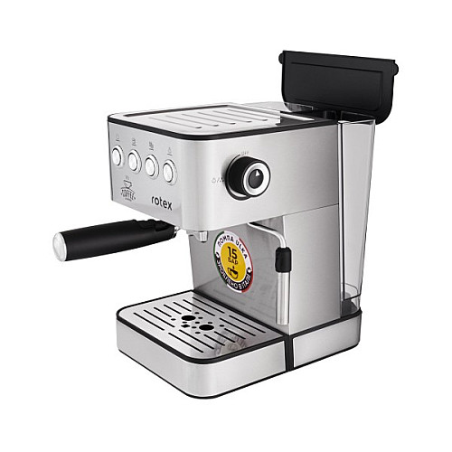 Рожковая кофеварка эспрессо Rotex RCM850-S Power Espresso