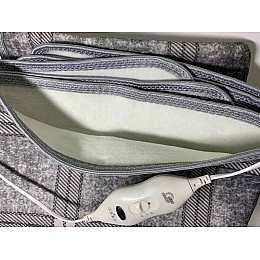 Електропростирадло-ковдра Warm Too Cells 150х180 см Сірий