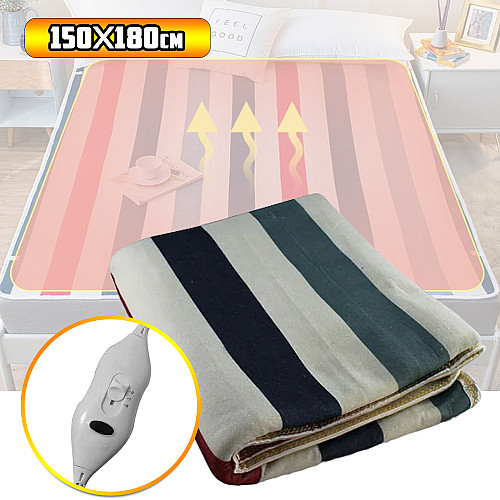 Електропростирадло-ковдра Warm Too Stripes 150х180 см Різнокольоровий CPK 7420