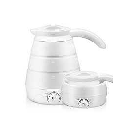 Універсальний електричний складний чайник BSM Electric Kettle 0.6 л Білий