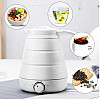 Універсальний електричний складний чайник BSM Electric Kettle 0.6 л Білий