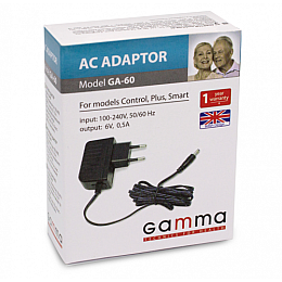 Адаптер сетевой Gamma GA-60 для тонометров (Optima, Control, Smart, Plus)