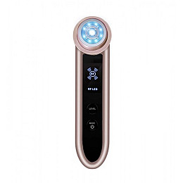 Микротоковый массажер для лица Black Owl RF + Светотерапия + EMS + Холодные Компрессы (422)