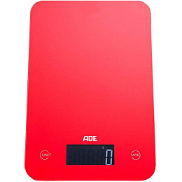 Весы кухонные цифровые ADE Slim красные KE 863