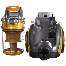 Пылесос Domotec 4408MS-3600W Turbo Brush 4 л Желтый