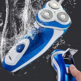 Аккумуляторная влагостойкая мужская электробритва с плавающими ножами Dsp 60081 (49241)