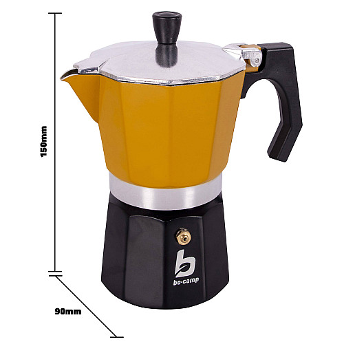 Кофеварка Bo-Camp Hudson 3-cups Yellow/Black (2200518)