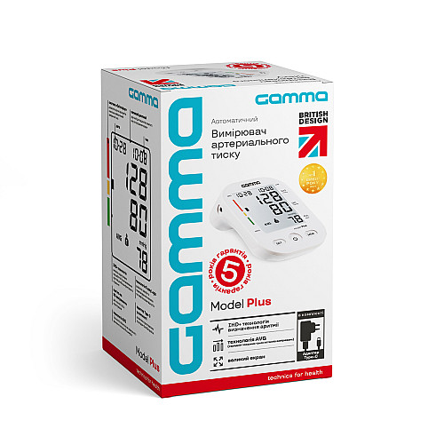 Тонометр автоматический с адаптером Gamma 4Gen Plus