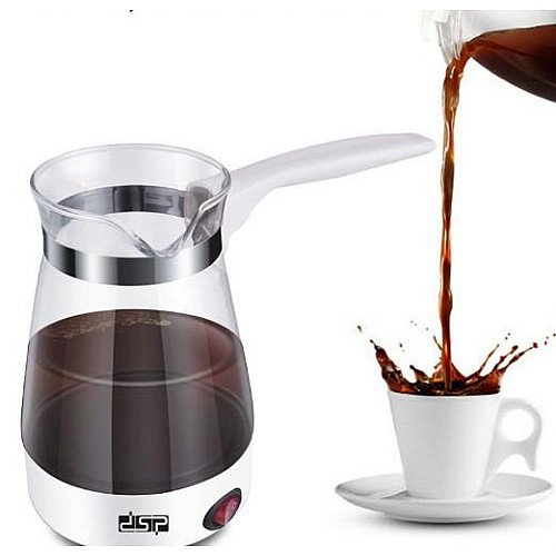 Турка електрична скло DSP KA-3037 0,5 L Біла