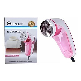Машинка для видалення катишків Surker Sk-681 з USB-кабелем 3 Вт Рожевий/Білий