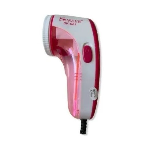 Машинка для видалення катишків Surker Sk-681 з USB-кабелем 3 Вт Рожевий/Білий