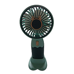 Вентилятор ручной аккумуляторный Mini Fan ZB088C USB Сине-бирюзовый