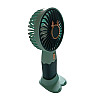 Вентилятор ручной аккумуляторный Mini Fan ZB088C USB Сине-бирюзовый