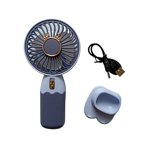 Вентилятор ручной аккумуляторный Mini Fan ZB088C USB Фиолетово-сиреневый