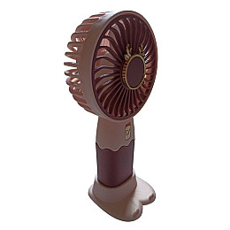Вентилятор ручной аккумуляторный Mini Fan ZB088C USB Бордово-розовый