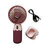 Вентилятор ручной аккумуляторный Mini Fan ZB088C USB Бордово-розовый