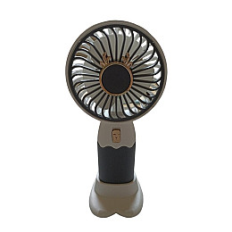 Вентилятор ручной аккумуляторный Mini Fan ZB088C USB Серо-белый