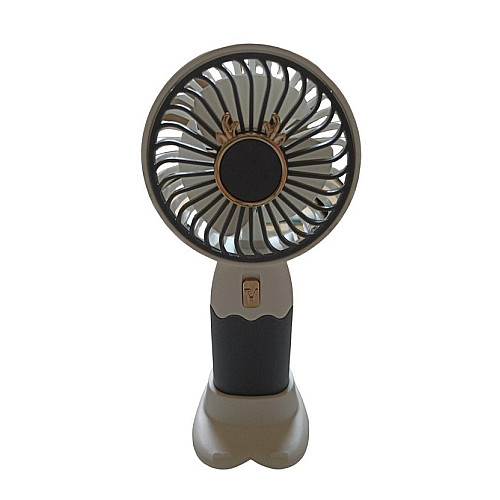 Вентилятор ручной аккумуляторный Mini Fan ZB088C USB Серо-белый