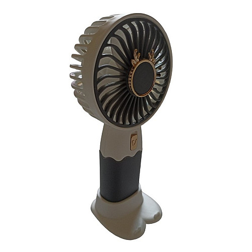Вентилятор ручной аккумуляторный Mini Fan ZB088C USB Серо-белый