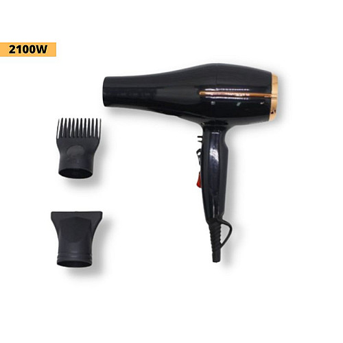 Фен для укладки волос компактный с насадками XPRO GM-1771 Черный (40548-GM-1771_343)