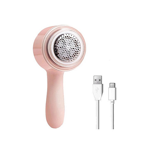 Машинка для стрижки катышков Lint Remover 668 аккумуляторная 3 Вт Розовый