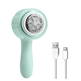 Машинка для стрижки катышків Lint Remover 668 акумуляторна 3 Вт Бірюзова