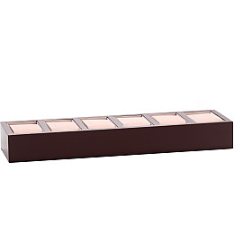 Органайзер для хранения часов Craft 6TRAY.BL Коричневый
