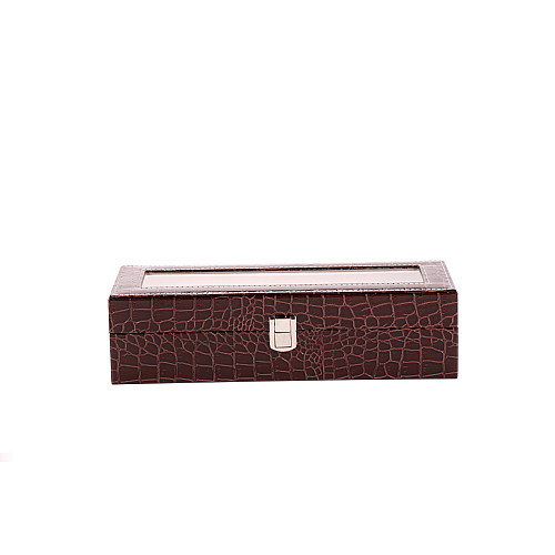 Шкатулка для зберігання годинників Craft 6PU.CROC.BR Коричневий