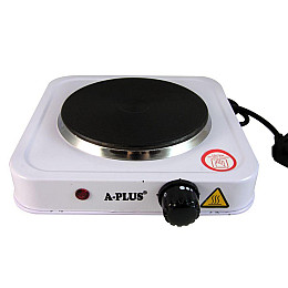 Плита електрична біла A-Plus 2102 (1 конфорка, диск)