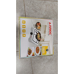 Газова плита з металевим корпусом та емальованим настільним покриттям 1 конфорка A-Plus 2105