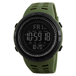 Часы наручные мужские Skmei 1251 Army Зеленый 1251AG (12296-hbr)