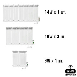 Умная мобильная система отопления электрическая ELECTRO SET 50А WI-FI 5000 Вт