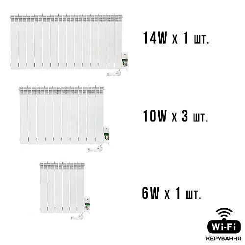 Умна мобільна система опалення електрична ELECTRO SET 50А WI-FI 5000 Вт