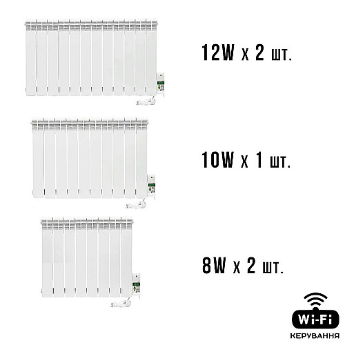 Умна мобільна система опалення електрична ELECTRO SET 50В WI-FI 5370 Вт