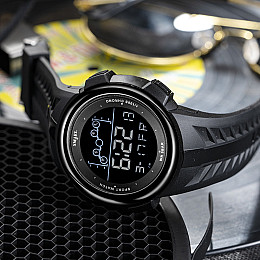 Годинники наручні Smael 1703 Black (15205-hbr)