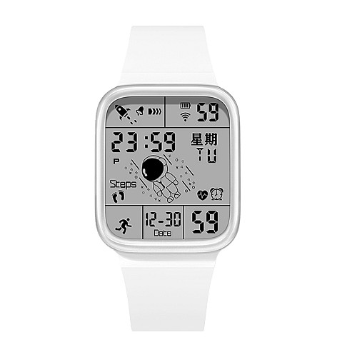 Часи наручні Smael 8808 White (15204-hbr)