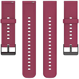 Ремешок силиконовый для часов универсальный BeWatch HW 22 мм Фиолетовий