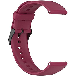 Ремешок силиконовый для часов универсальный BeWatch HW 22 мм Фиолетовий