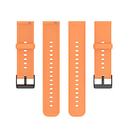 Ремешок силиконовый для часов универсальный BeWatch HW 22 мм Оранжевый