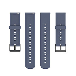 Ремешок силиконовый для часов универсальный BeWatch HW 22 мм Серый