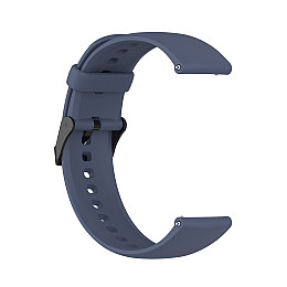 Ремешок силиконовый для часов универсальный BeWatch HW 22 мм Серый